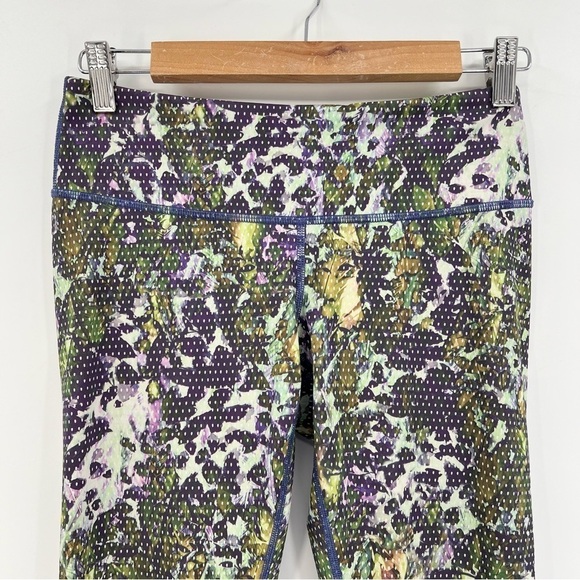 Lululemon Wunder Under *Full-On Luxtreme Floral Sport Iris Flower Multi 6 - Picture 8 of 9